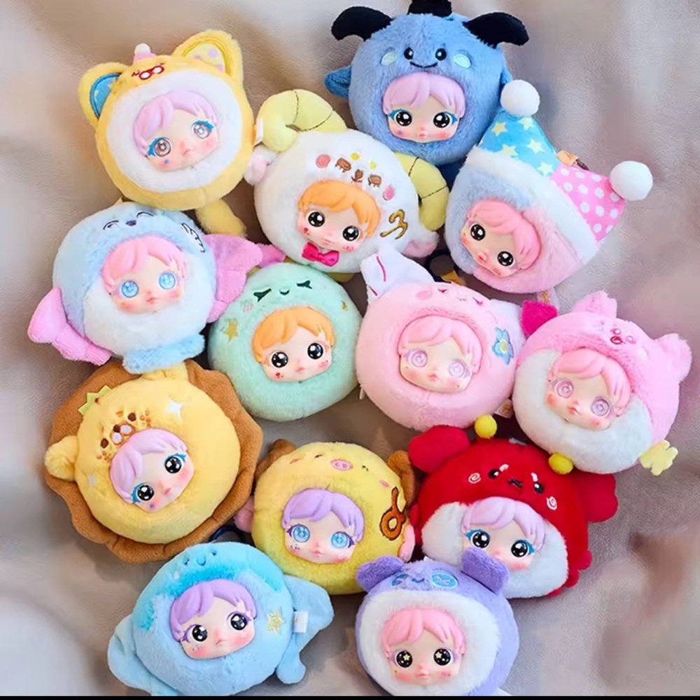(New) Amy 12 constellation scented plush pendants